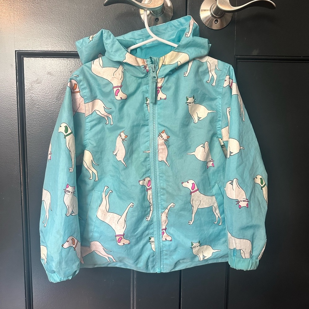 Color Changing Raining Cats & Dogs Raincoat